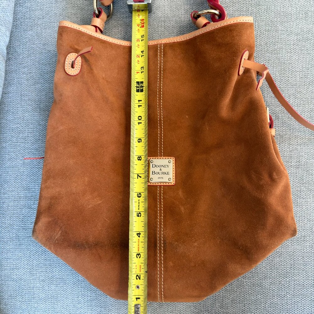 👜✨ Dooney & Bourke Suede Leather Bag –  Tan ✨👜 - Picture 11 of 11